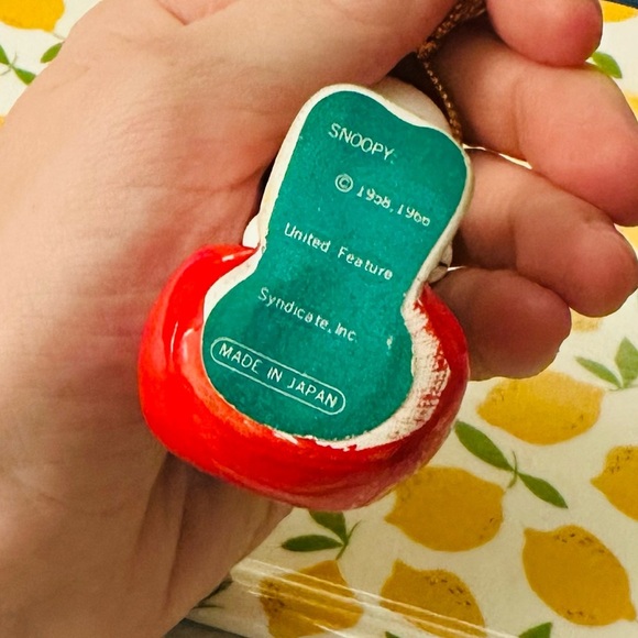 Rare Vintage Snoopy Artist Christmas Ornament Made in Japan 1958 1966 - Picture 4 of 10